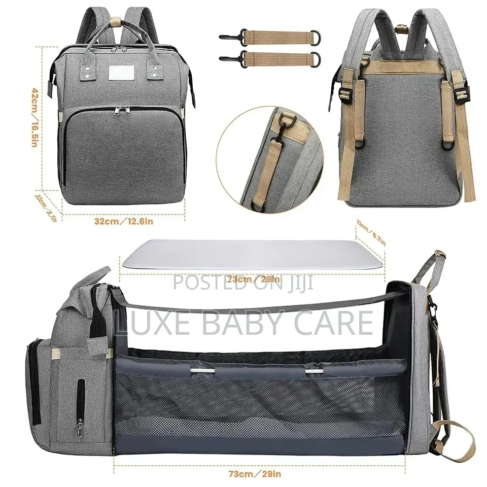Foldable Lightweight Portable Crib Bed Baby Backpack