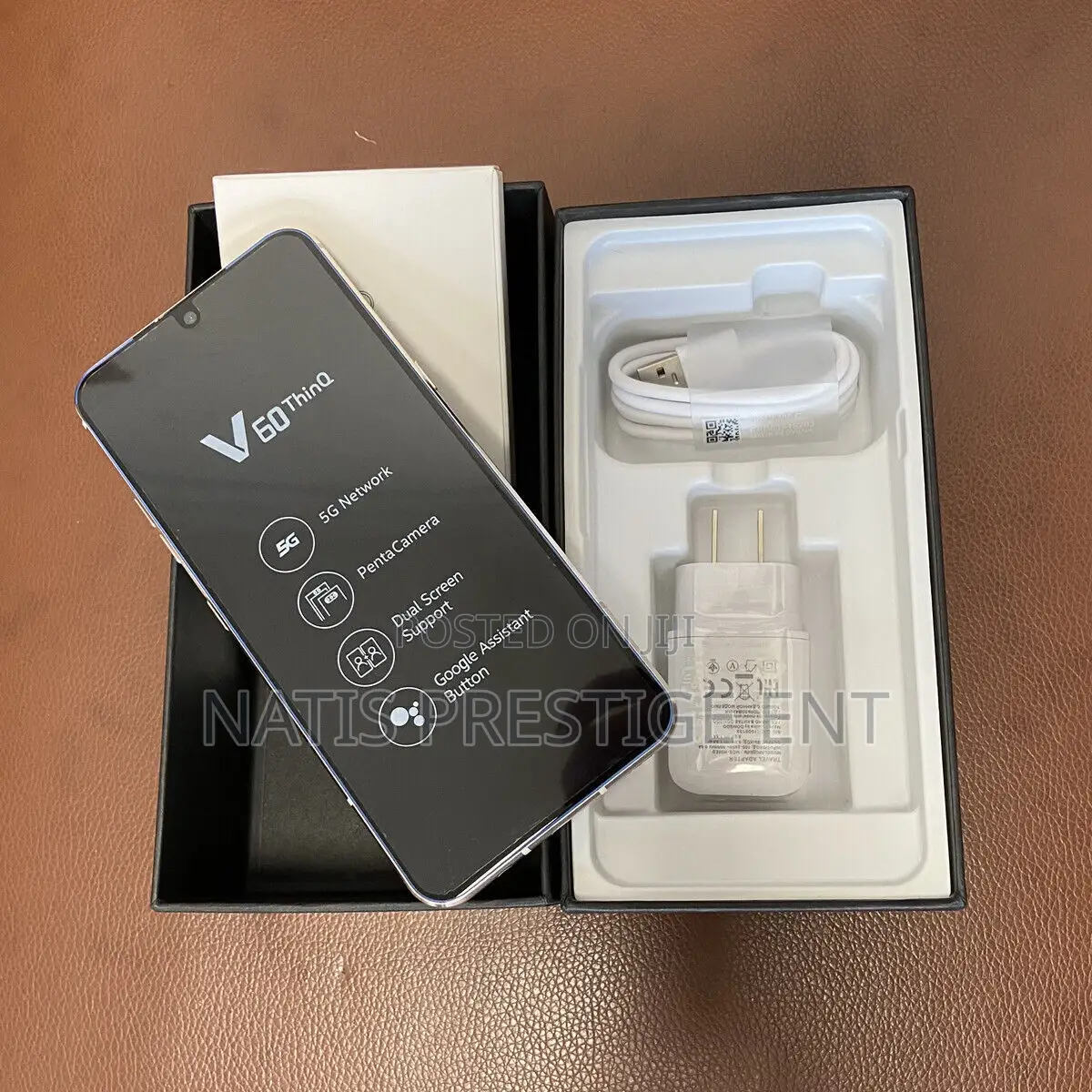 New LG V60 ThinQ 128 GB Black