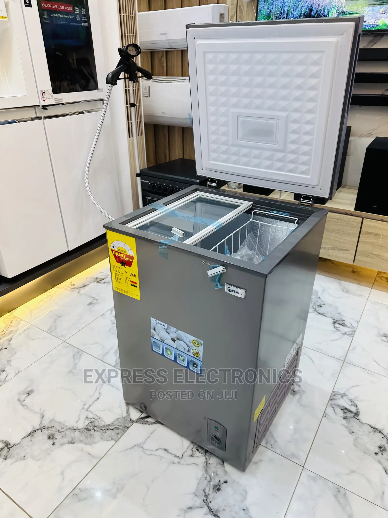 PCF-208 145L Chest Freezer Single Door Pearl Best Choice