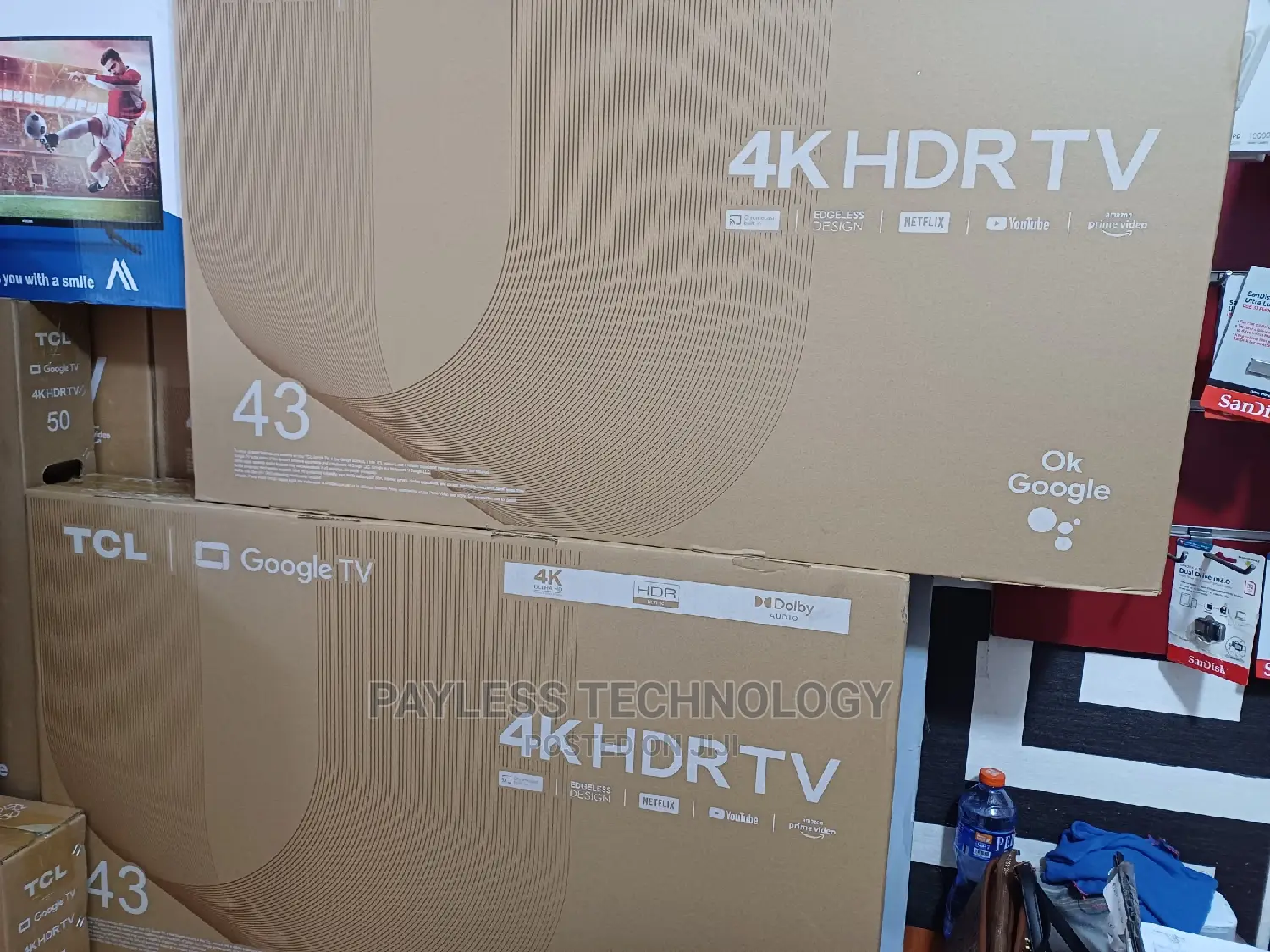 TCL 43 HDR Smart Televisions