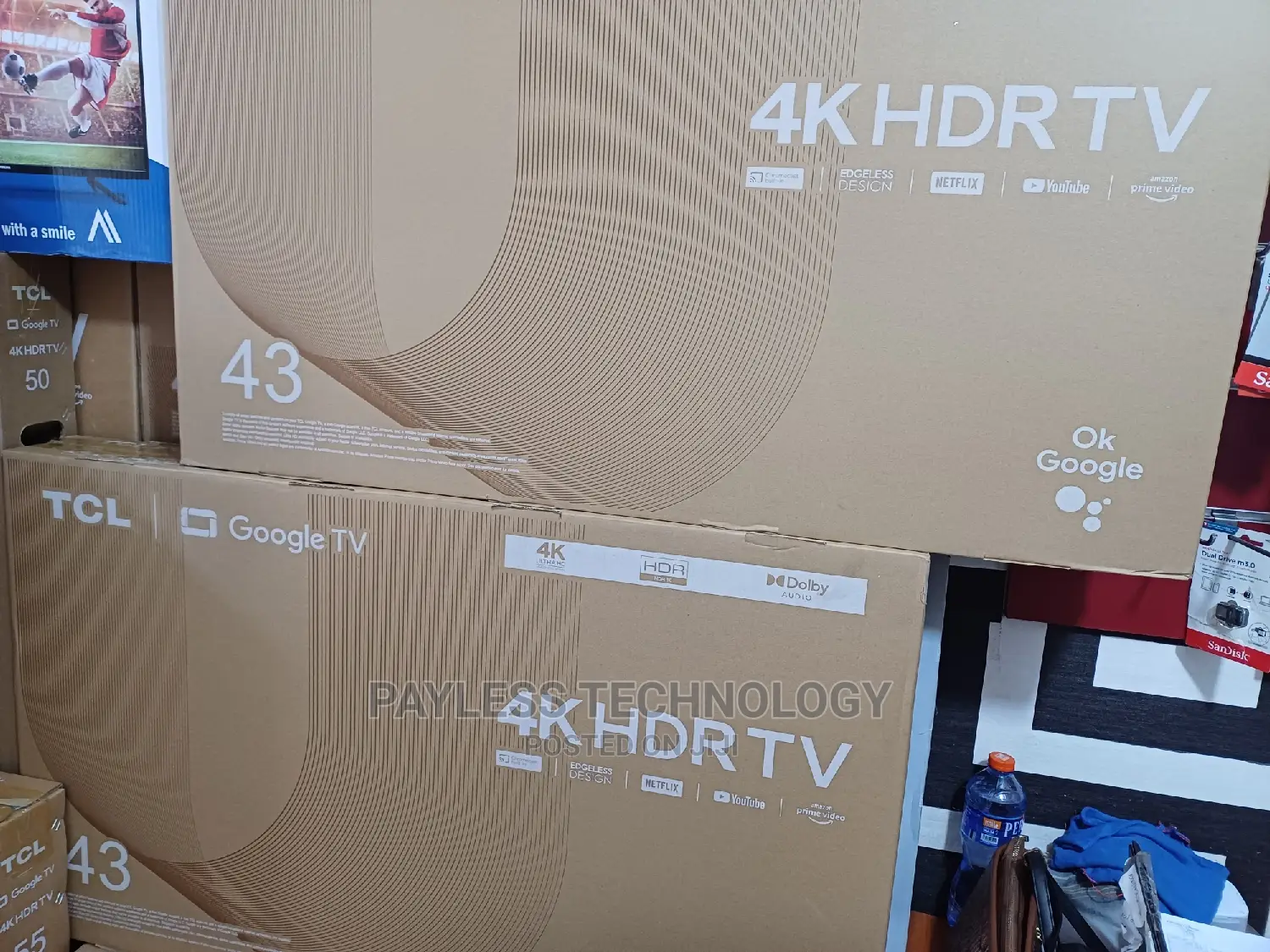 TCL 43 HDR Smart Televisions