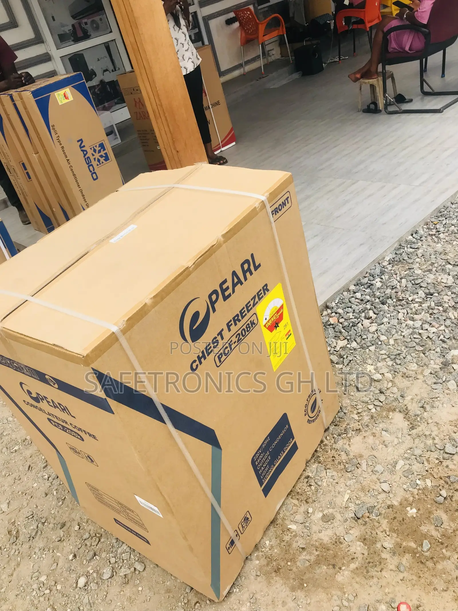Low Noise PCF-208 147 Liters Pearl Singledoor Chestfreezer