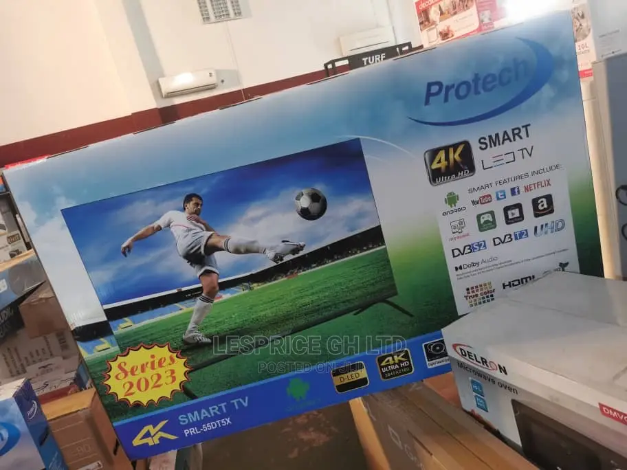 Protech 55” Android Smart Ultra UHD TV