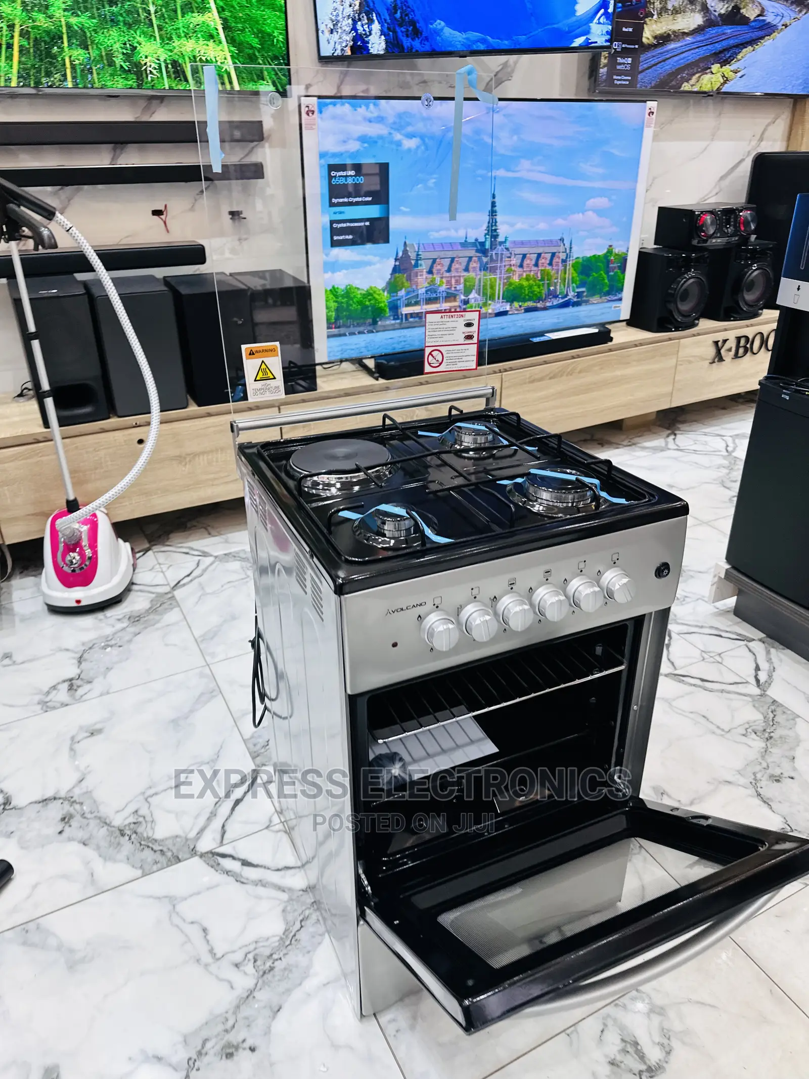 Lovely  Sleek 3+1 Cooker Stove Oven Grill Volcano