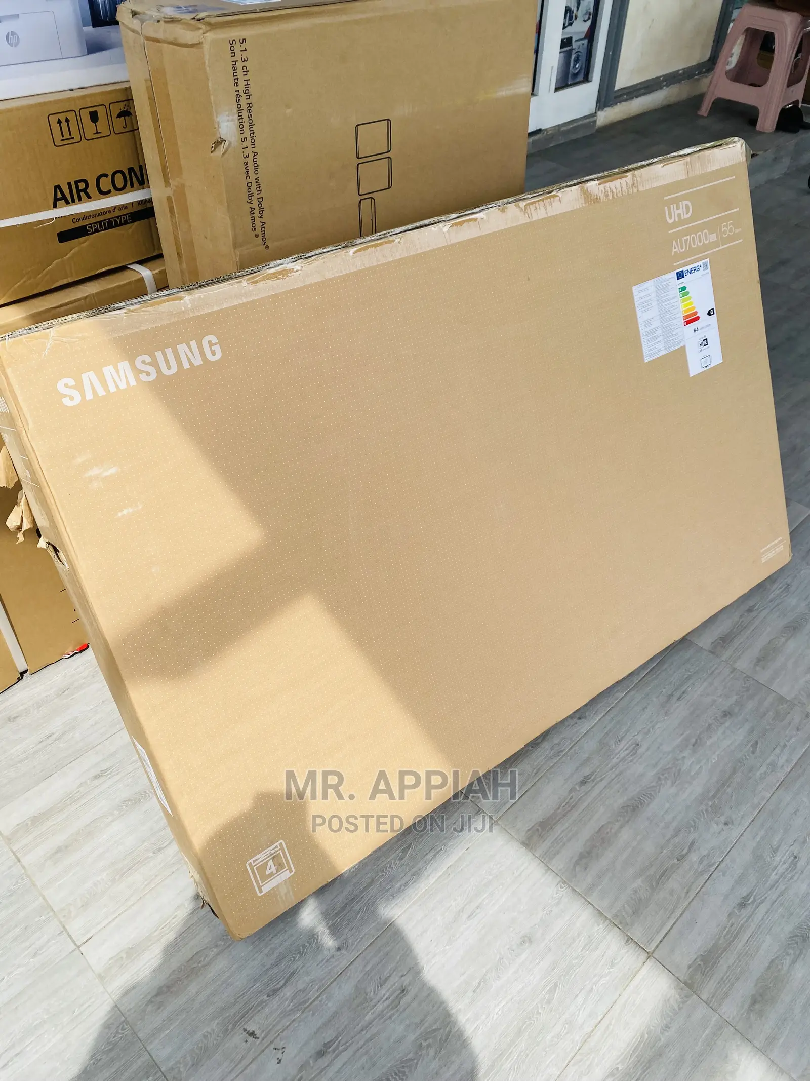 Unique Samsung(Black)55 Inch 55au7022 Crystal Uhd Led Tv