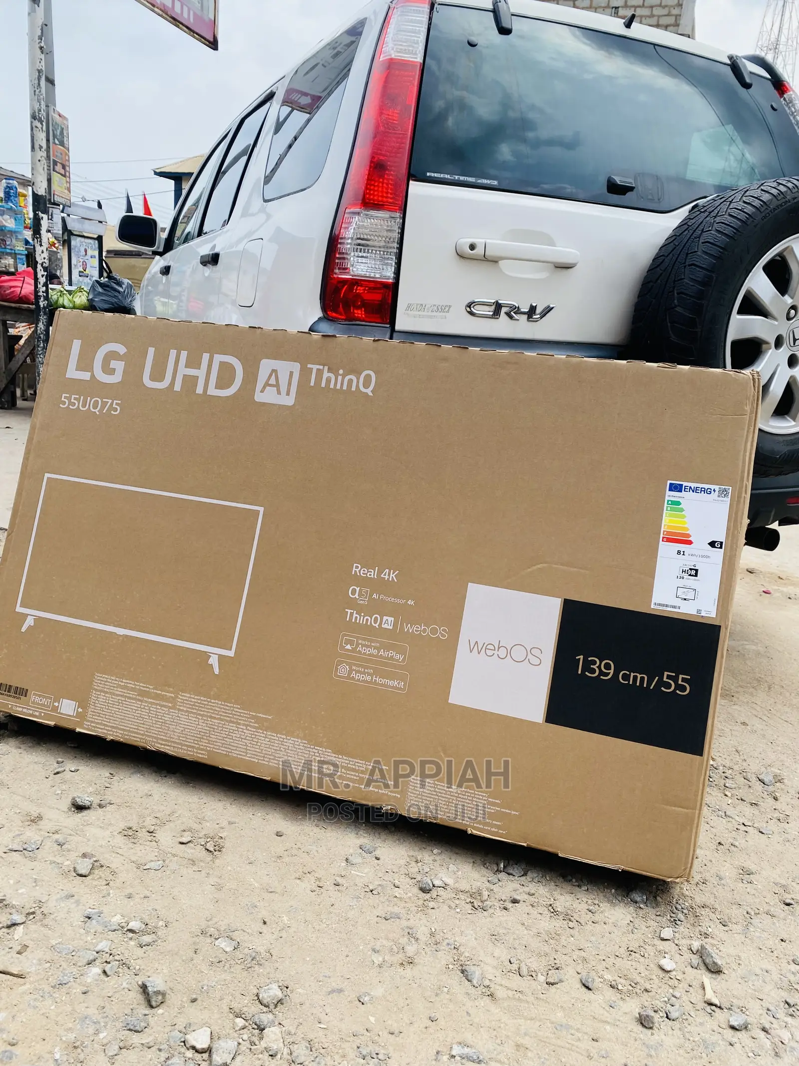 Energy and Cost Saving LG 55” Uhd Thinq Smart Tv 55uq75003