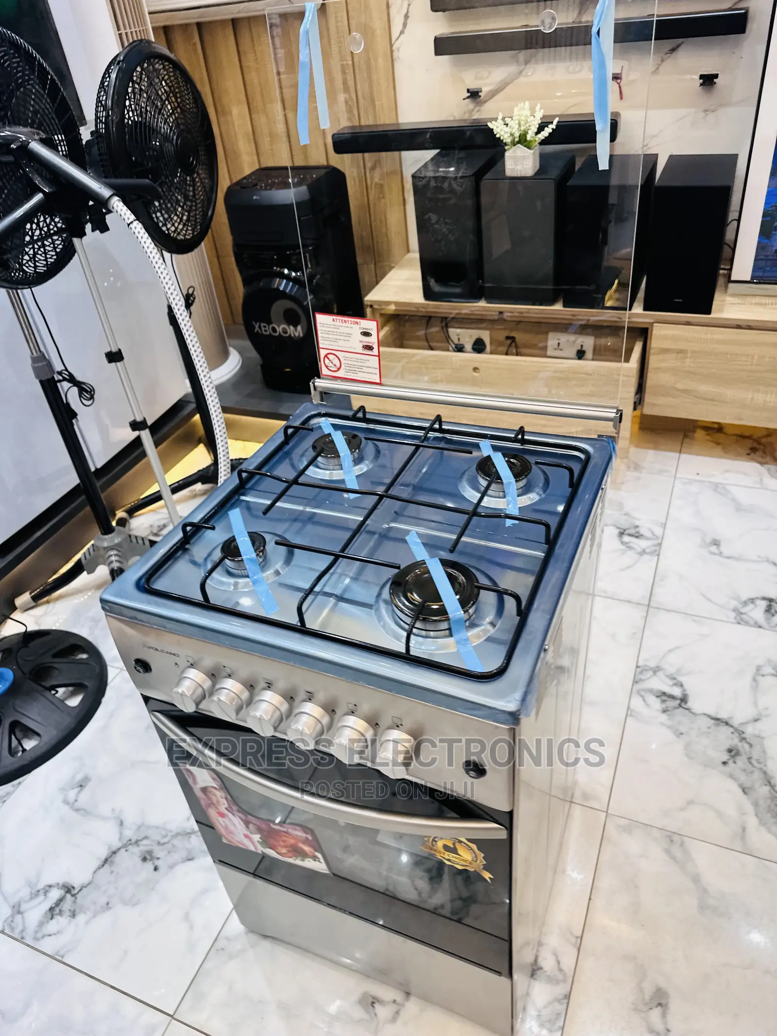 Elegant Design 50/55 Gas Cooker Oven Grill 4burner Oven