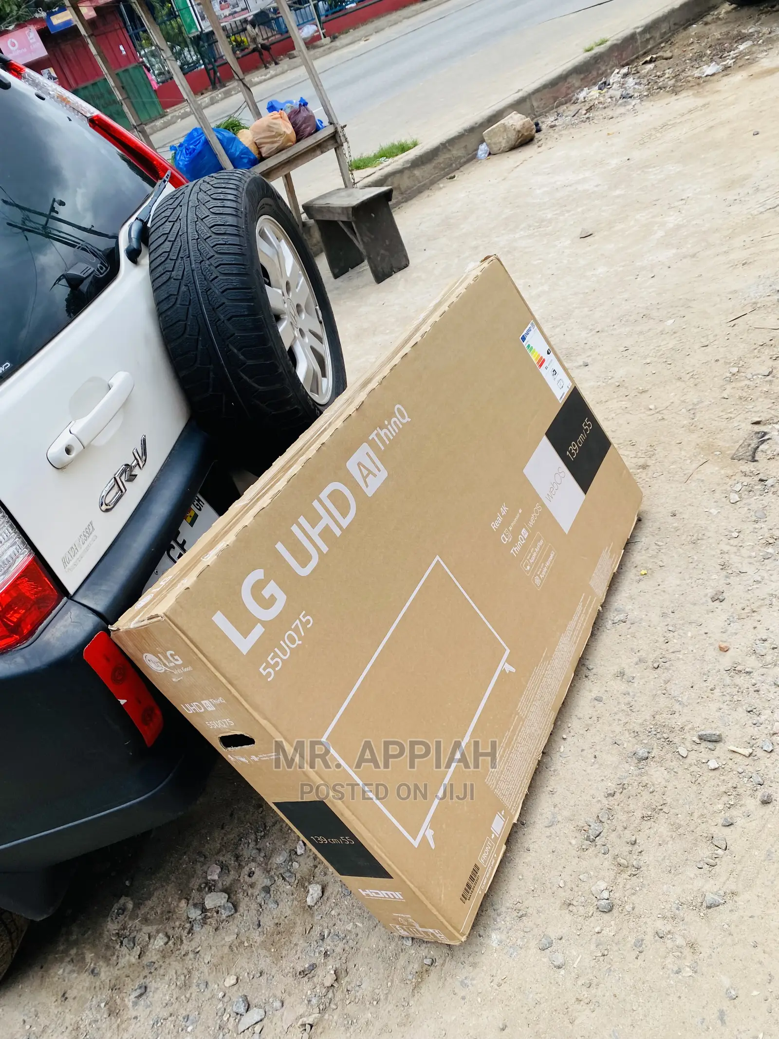 Original Lg 55 Inch Uhd Led Tv(55uq75003)Black Color.