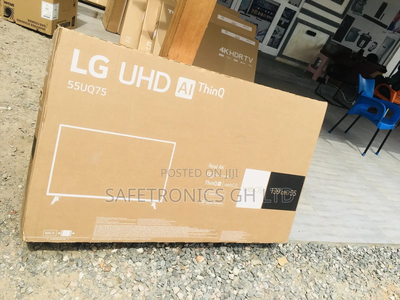 Affordable UP75 55 Inches Glossy LED UHD Smart Tv
