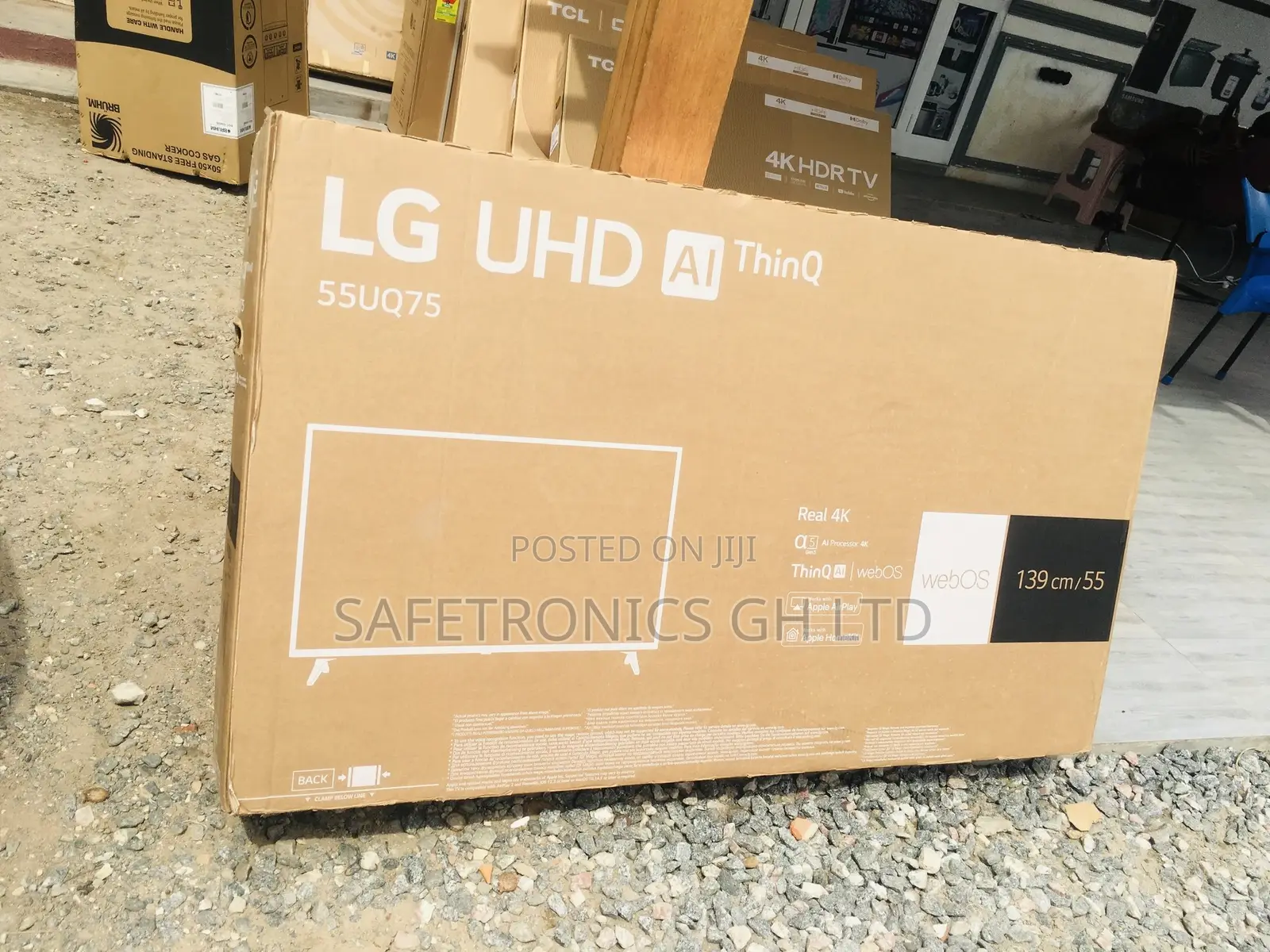 Affordable UP75 55 Inches Glossy LED UHD Smart Tv