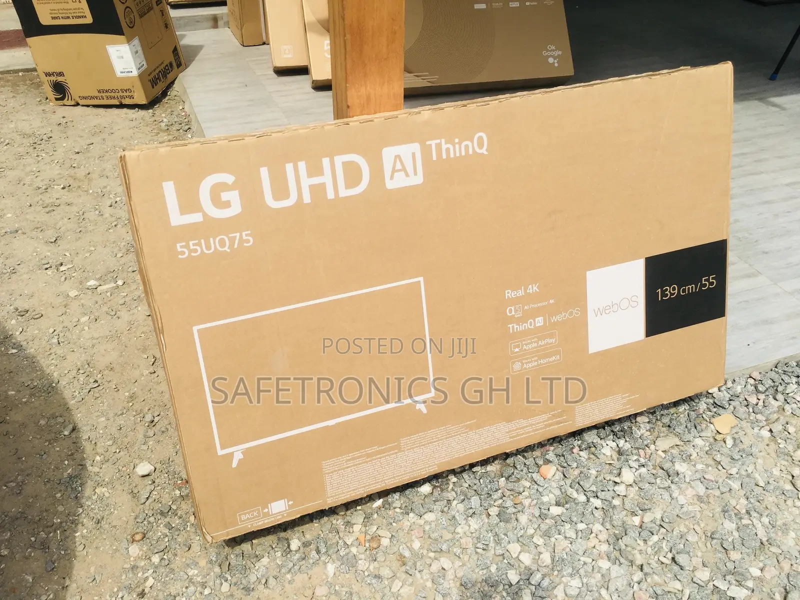 UQ75 LG Smart UHD 55 Inches LED Glossy Tv