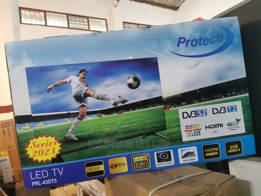 Protech 43” Led FHD DVB S2T2 TV
