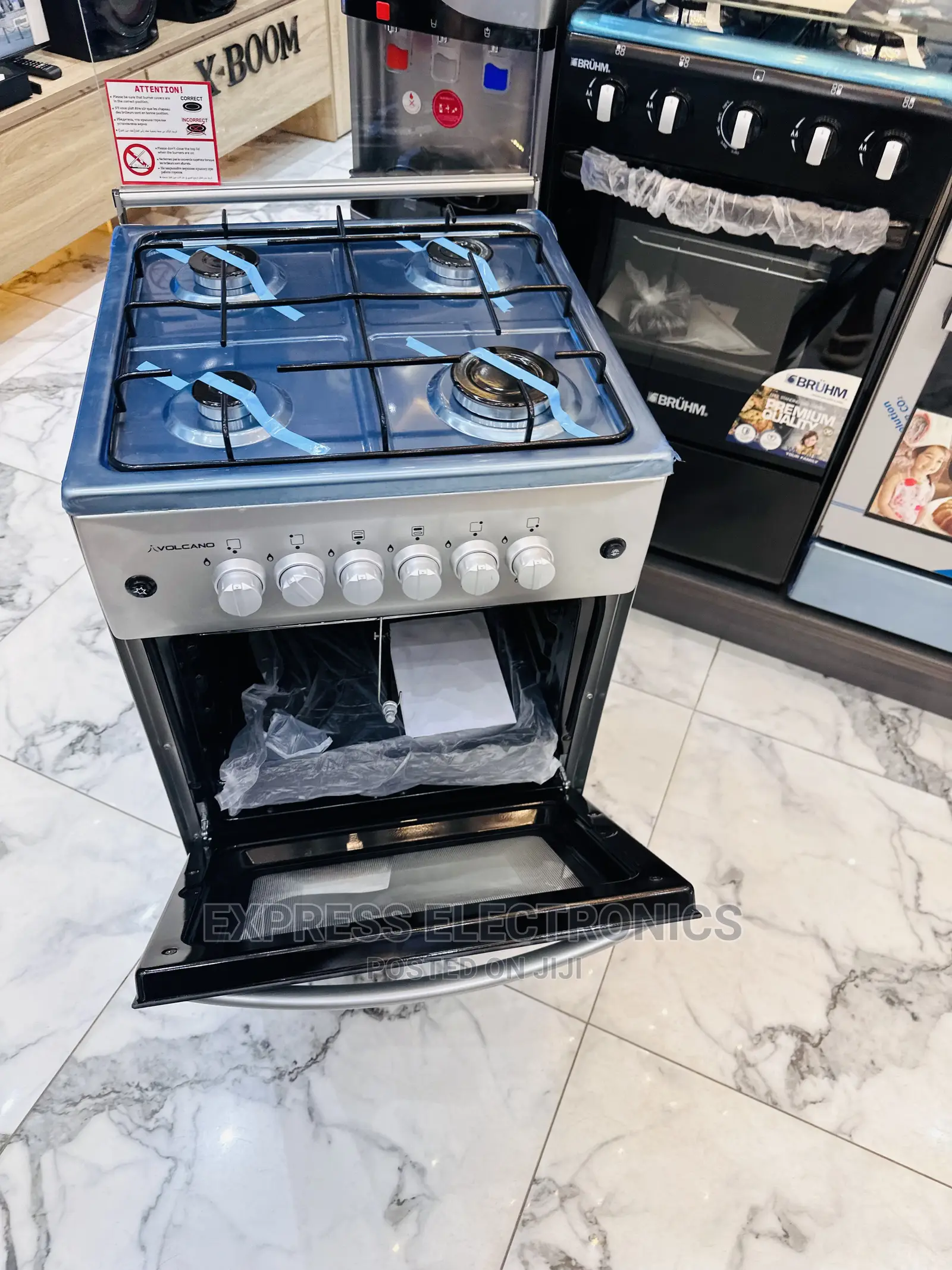 Purchase Best Gas Cooker Oven 50/50 4burner Stove Set