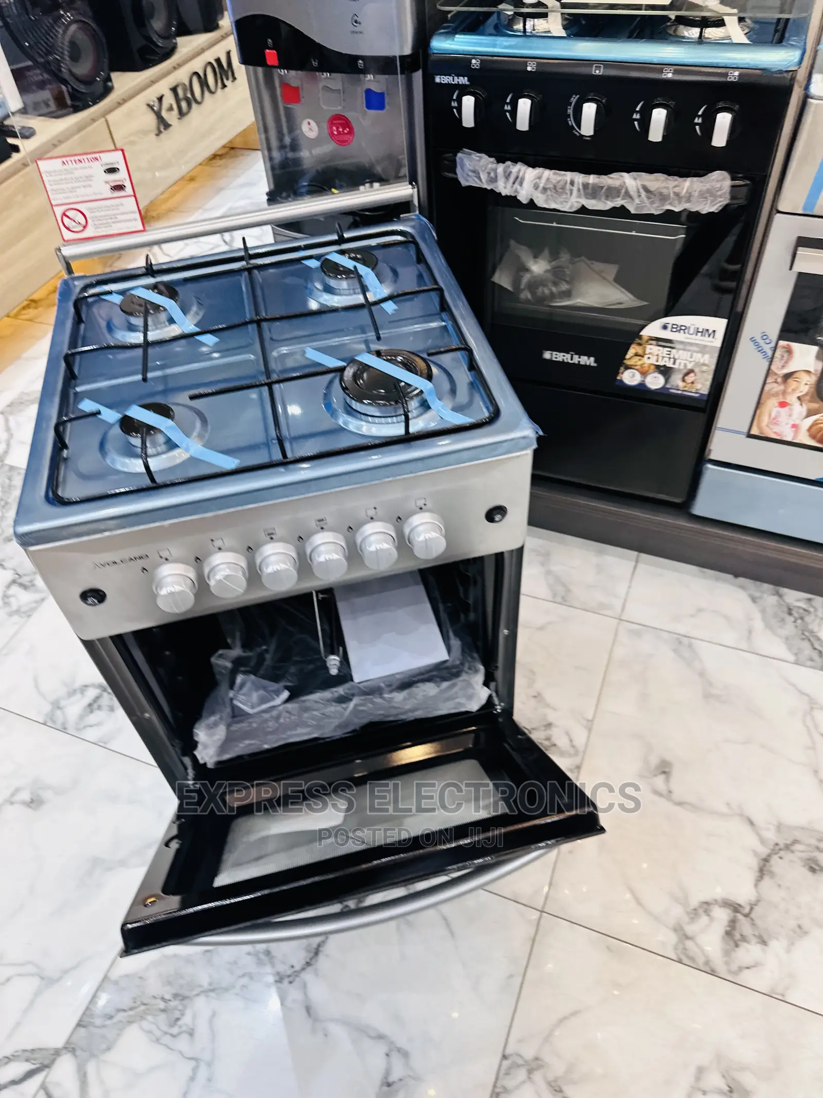 Stylish Design Grey Unique Best 4burner Gas Cooker Oven