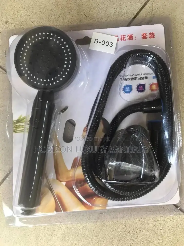 Black Handheld Shower Head