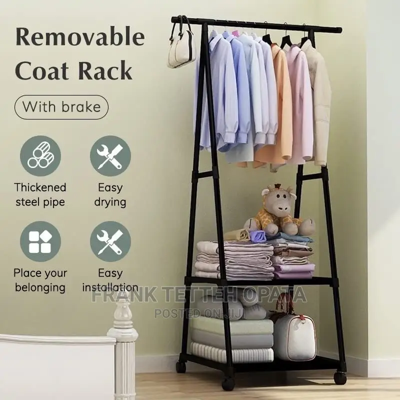 Multifunction Clothes Hanger Triangle Coat Rack Removable