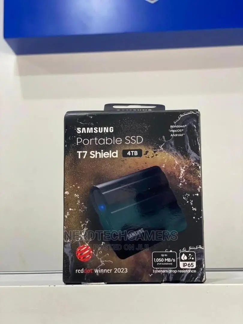 Samsung Portable SSD T7 Shield (Mu-pe1t0s/Eu), 4tb, USB 3.2