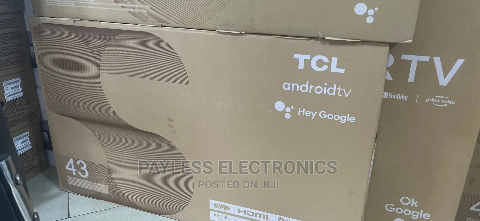 TCL 43 Inches Smart Android Digital Satellite Television