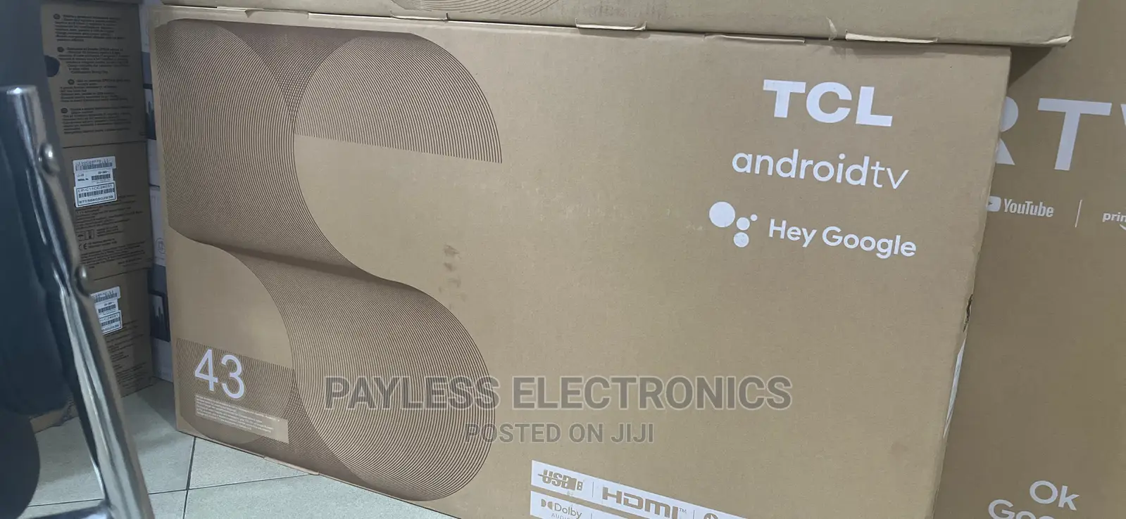 TCL 43 Inches Smart Android Digital Satellite Television