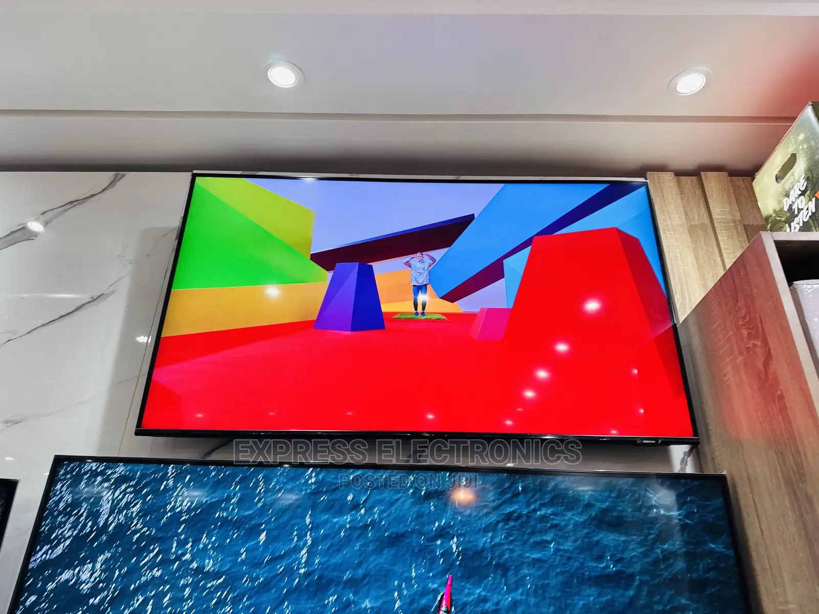Rich Sleek Smart Glossy Ua55”Bu8000 Samsung