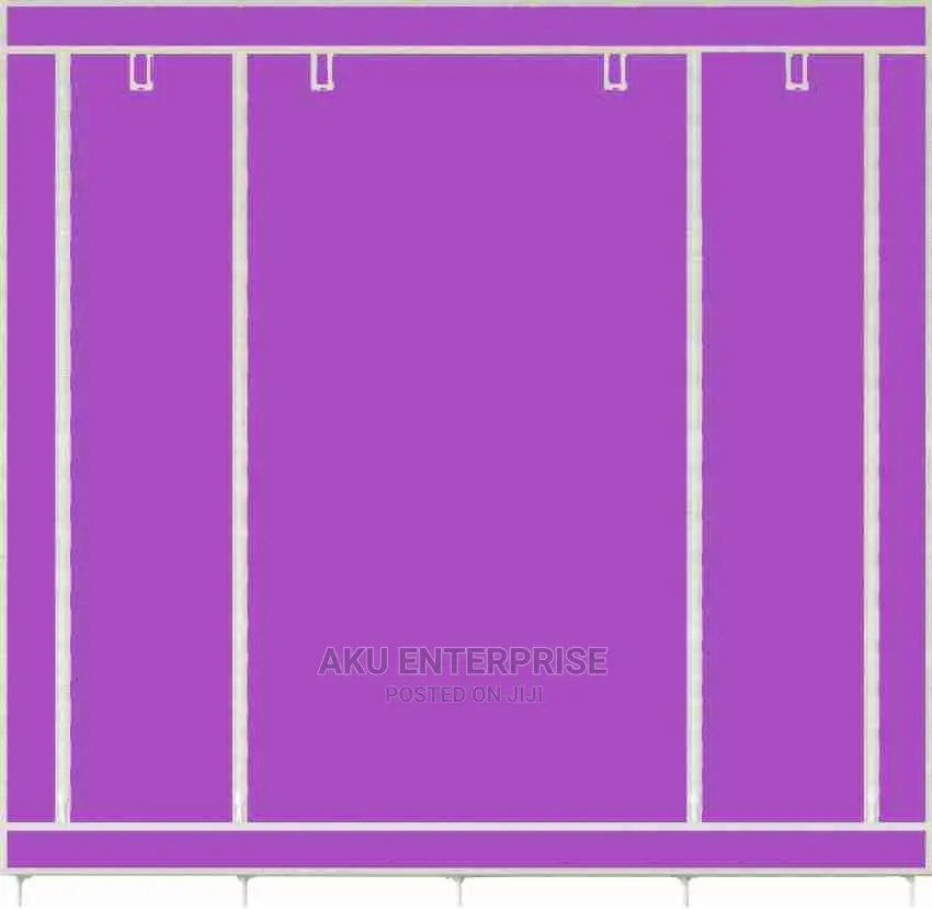 4 Doors 12 Shelves Collapsible Wardrobe