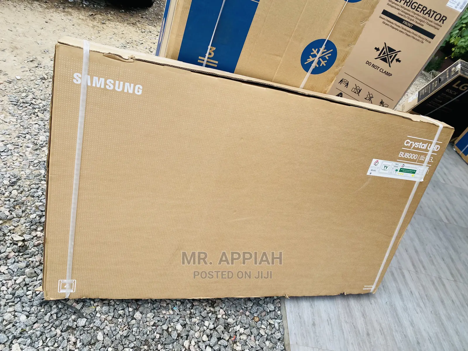 Reliable Samsung 65 Inch Uhd Smart Tv(65BU8000)Black.