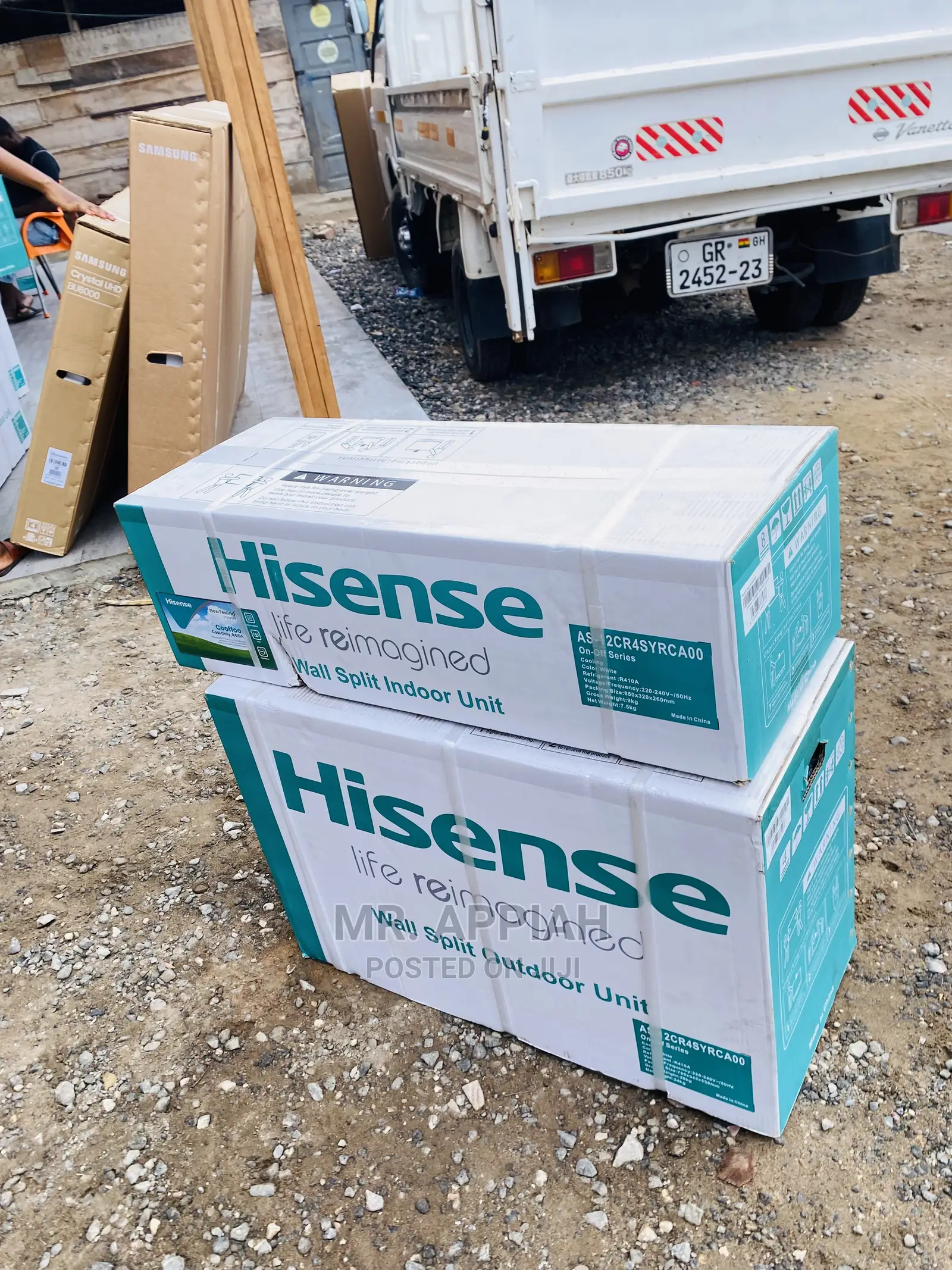 Hisense 2.5HP(White) Ac Chills Faster, Feather Wider.