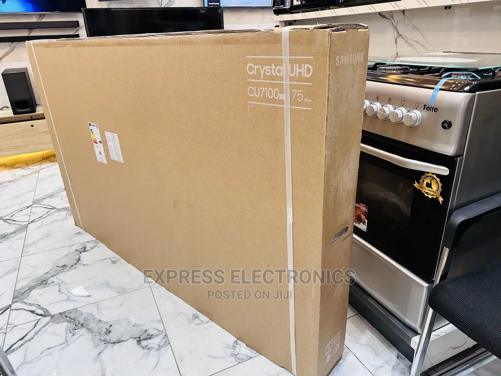 Authentic New Samsung Cu8000 Ua75” Uhd Smart Glossy Screen
