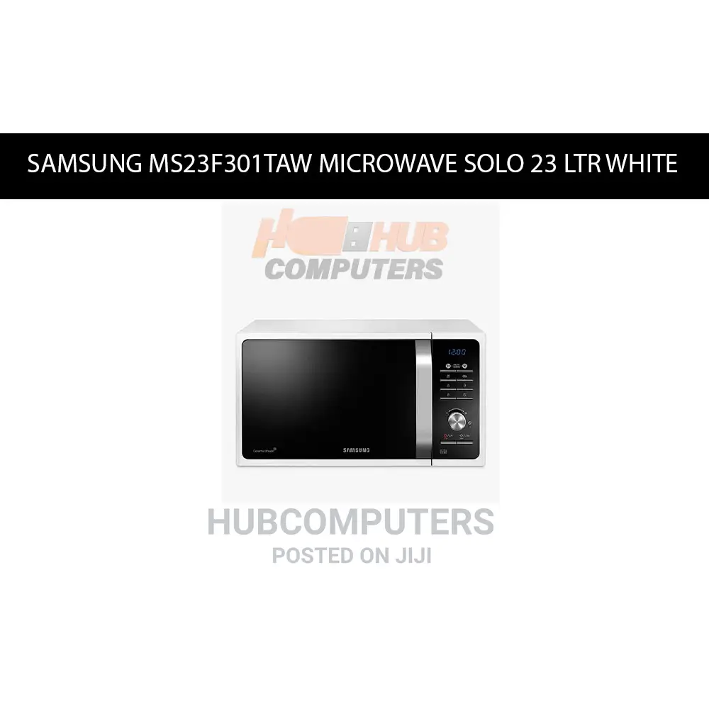 Samsung Ms23f301taw Microwave Solo 23 LTR White