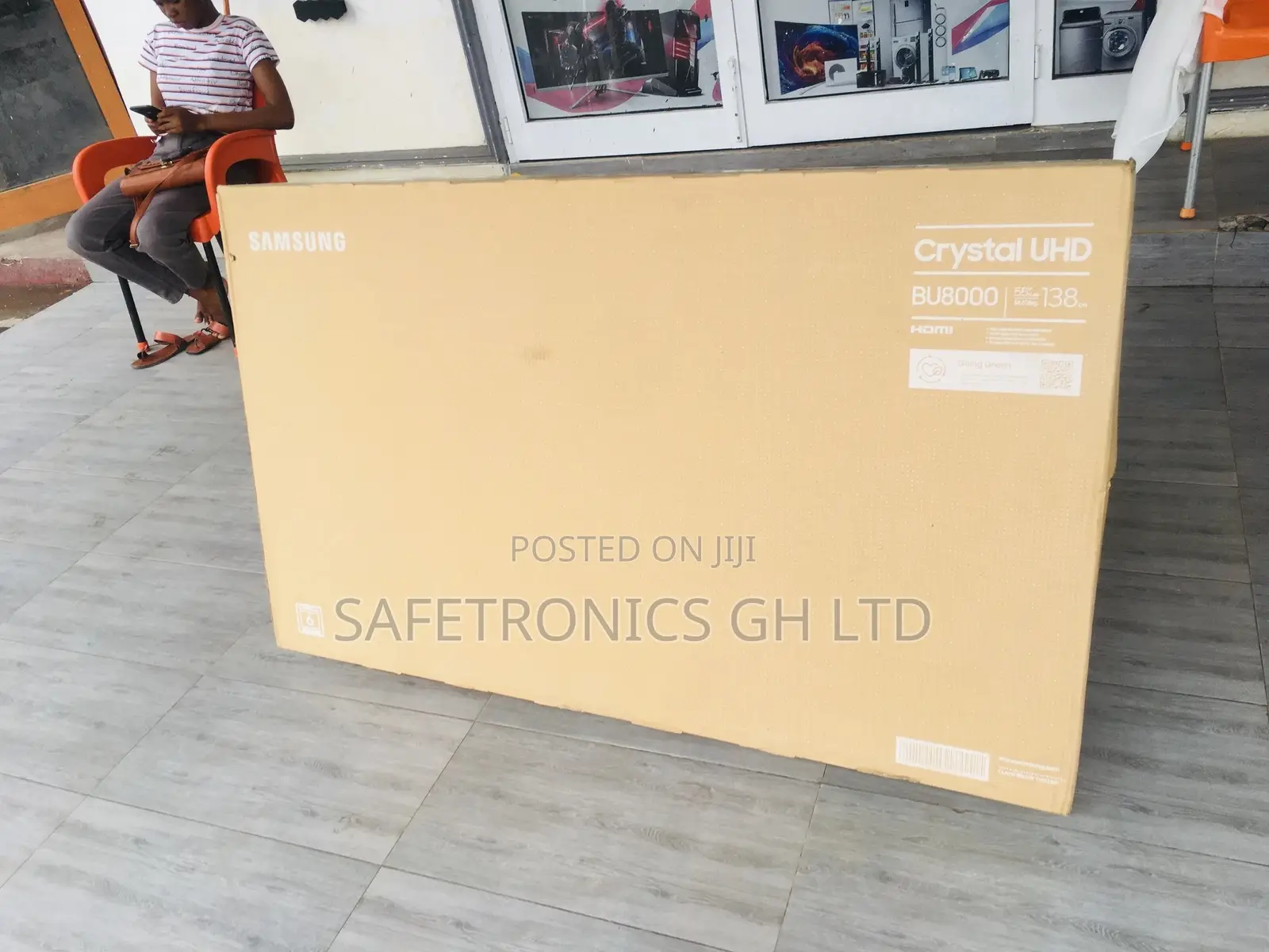 Brand New Glossy Samsung Bu80 55 Inches Glossy Smart Crys