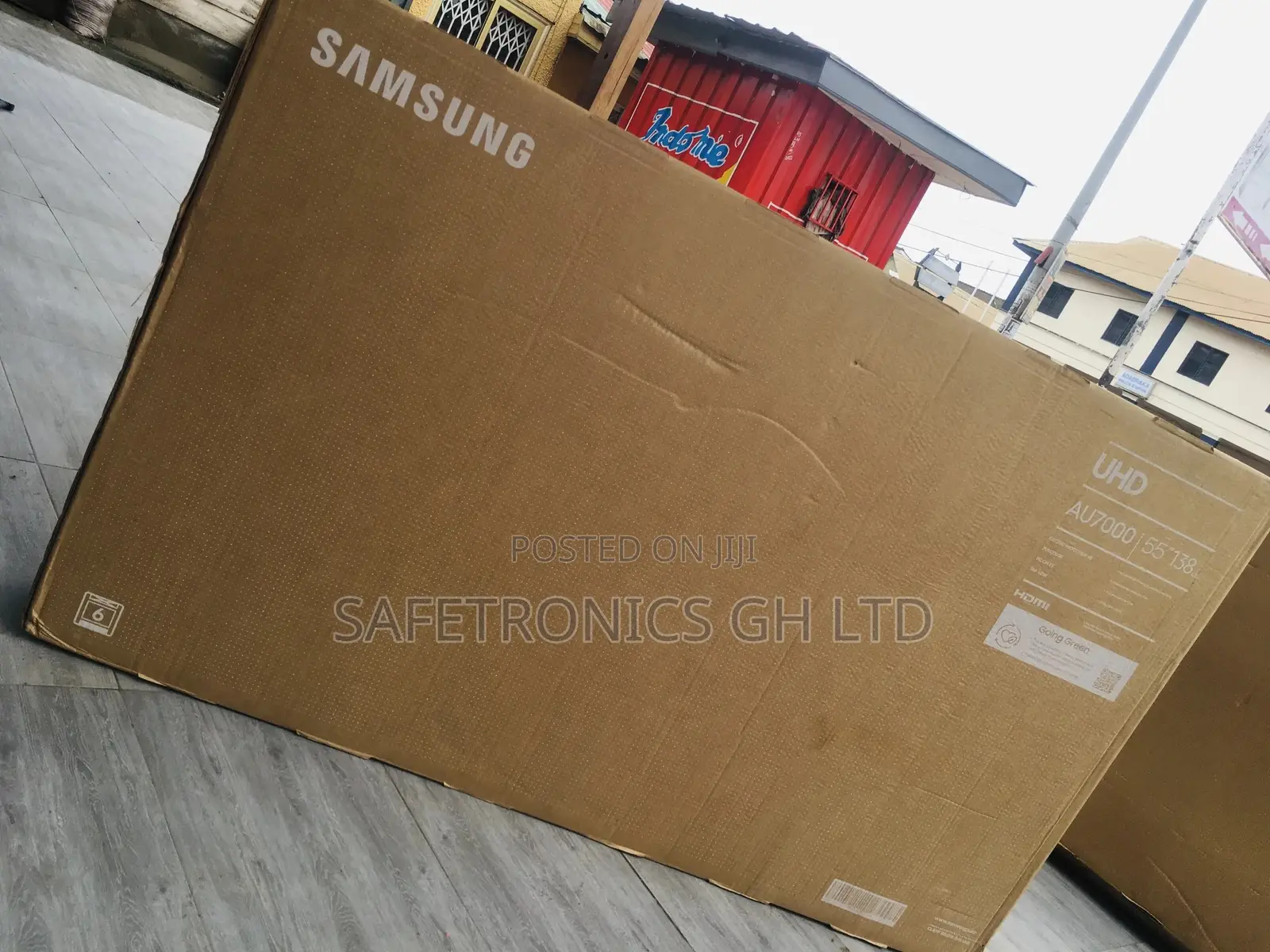Text or Call 55 Inches Glossy Samsung Ua Au70 Smart Tv