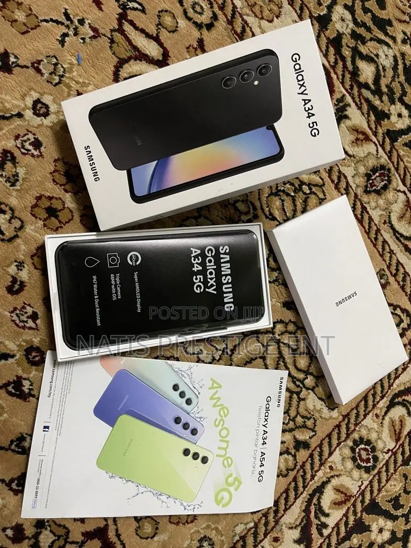 New Samsung Galaxy A34 256 GB Black