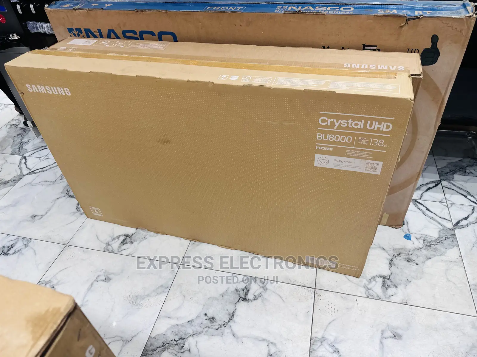 Nice Samsung Uhd Smart Ua55”Bu8000 Glossy Black