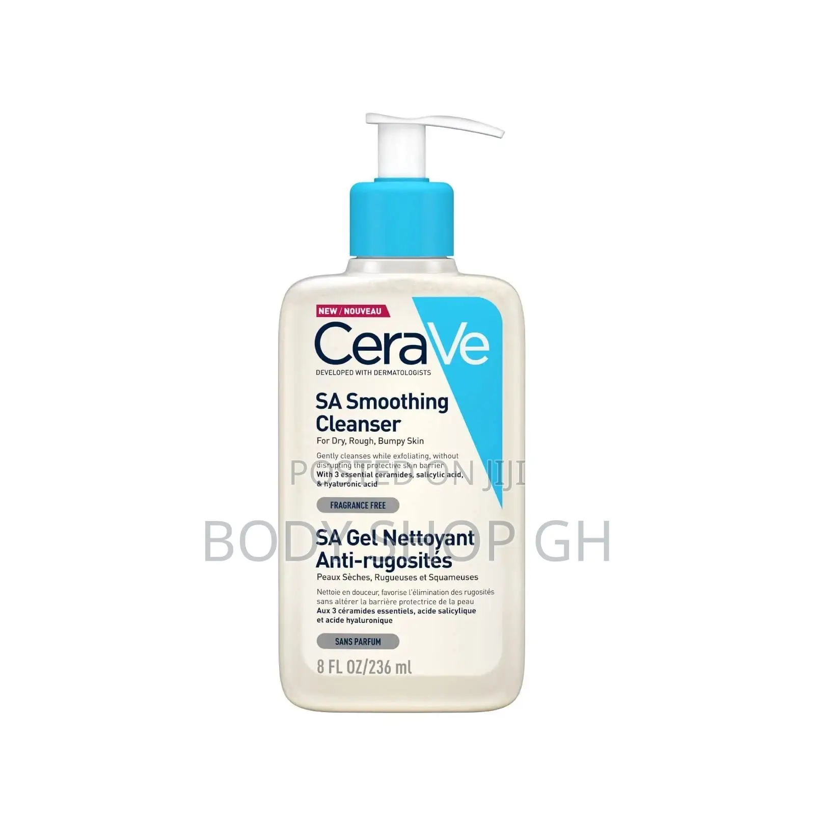 Cerave SA Smoothing Cleanser 16oz Face and Body Wash