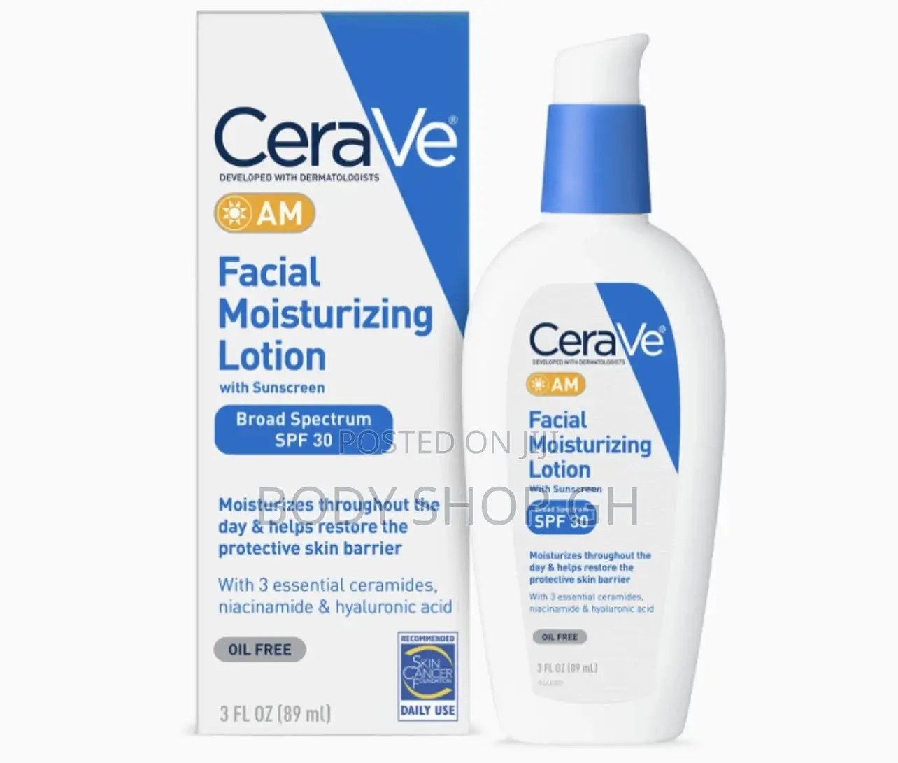 Cerave Am Facial Moisturizing Lotion + SPF 30 Sunscreen