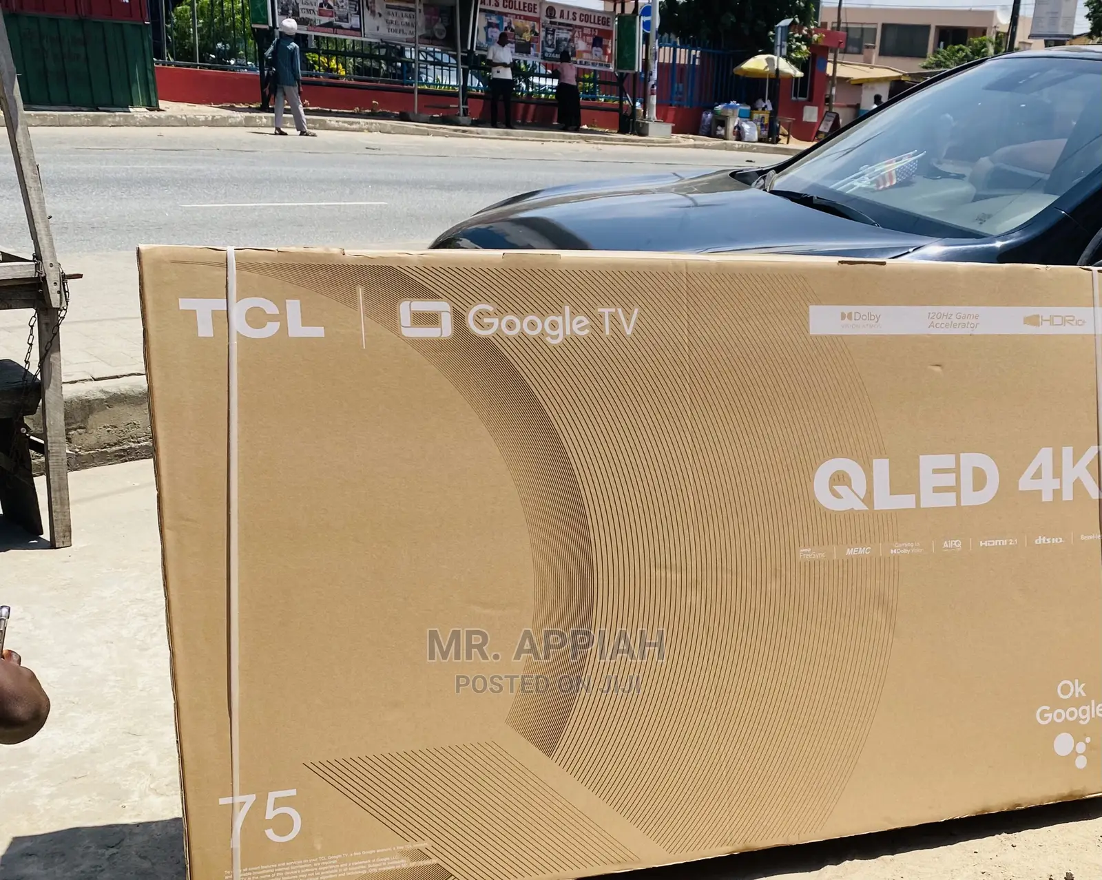 Sealed in Box  TCL 75” QLED Smart Tv 75-C645(Black) 