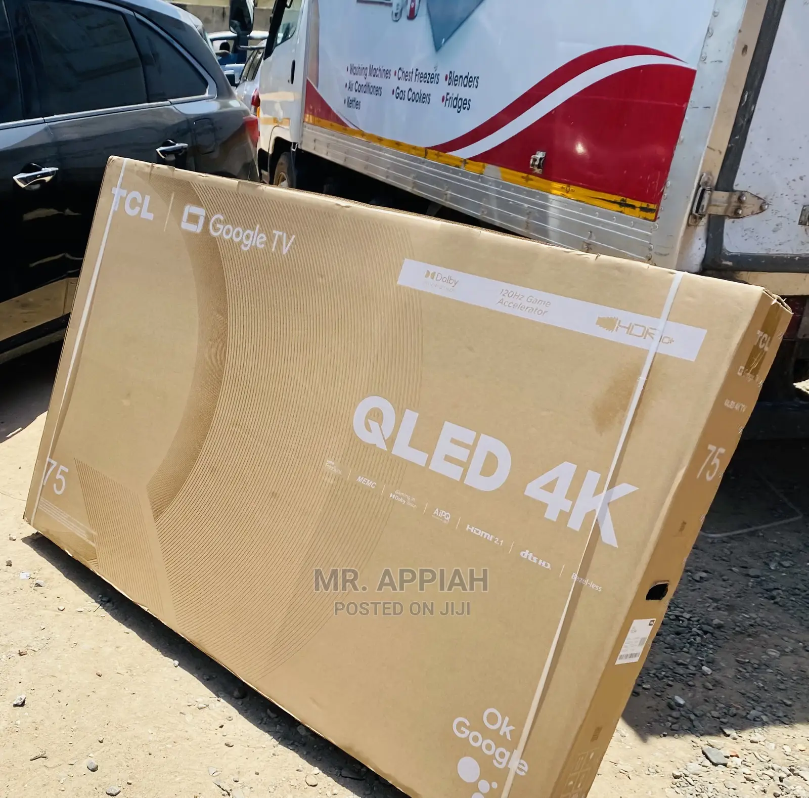 Sealed in Box  TCL 75” QLED Smart Tv 75-C645(Black) 