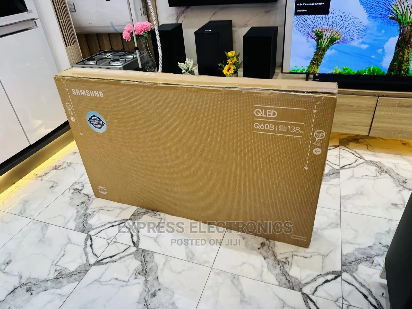 55q60b (Qled )Samsung Uhd Screen Glossy Black Tv