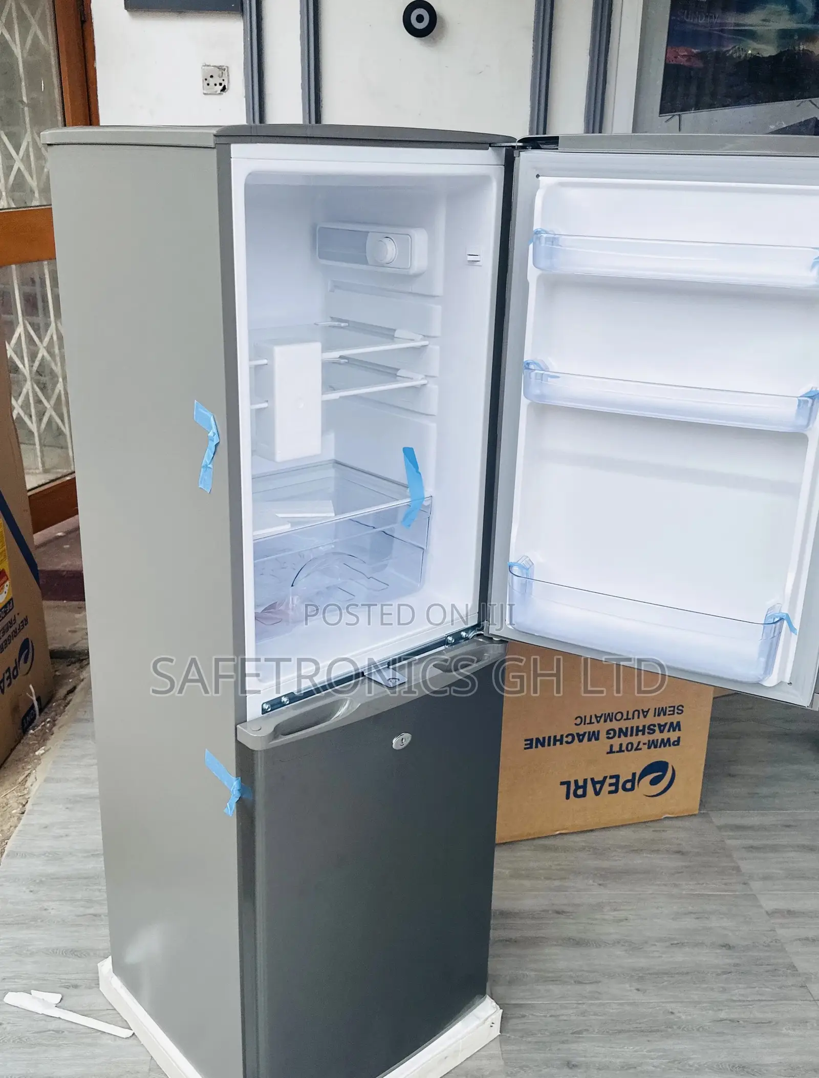 Neat Pearl PF-200BG Doubledoor Bottomfreezer Fridge