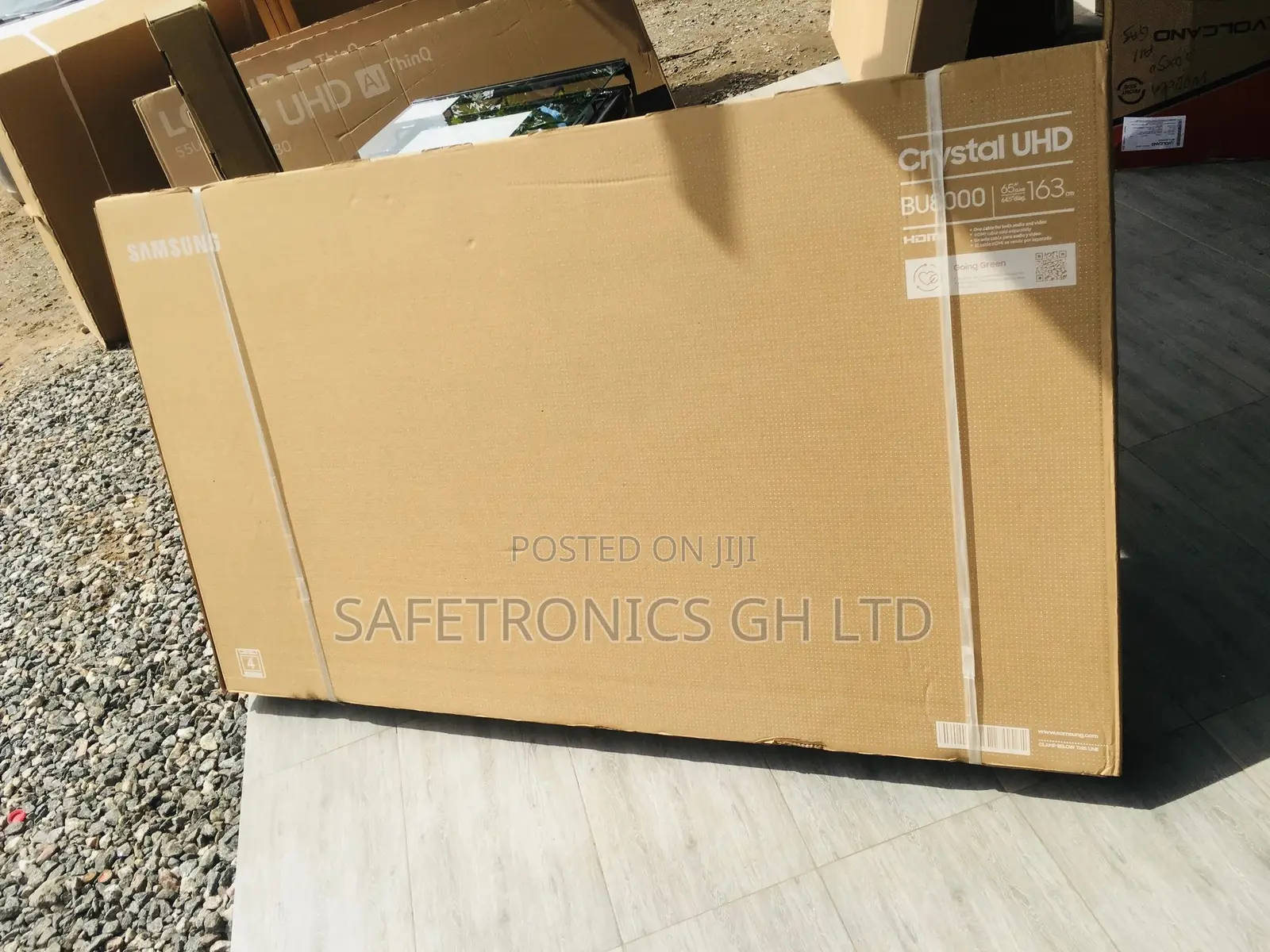 Smart Bu80 65 Inches Samsung Glossy LED Crystal Smart Tv