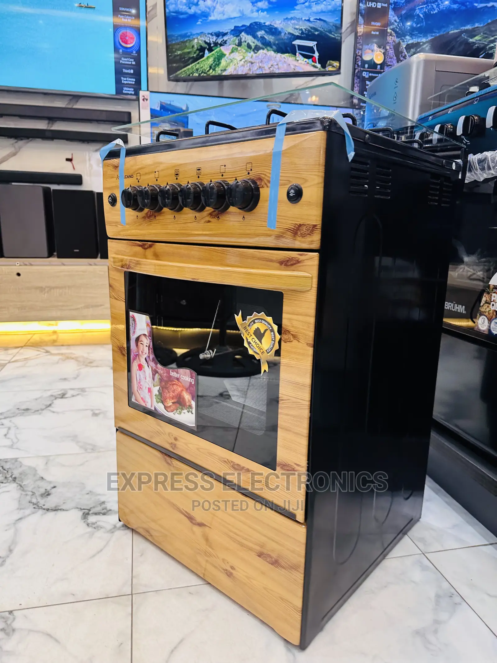 Fabulous Job Light Wooden Gas Cooker Ignition 4burner 59/50
