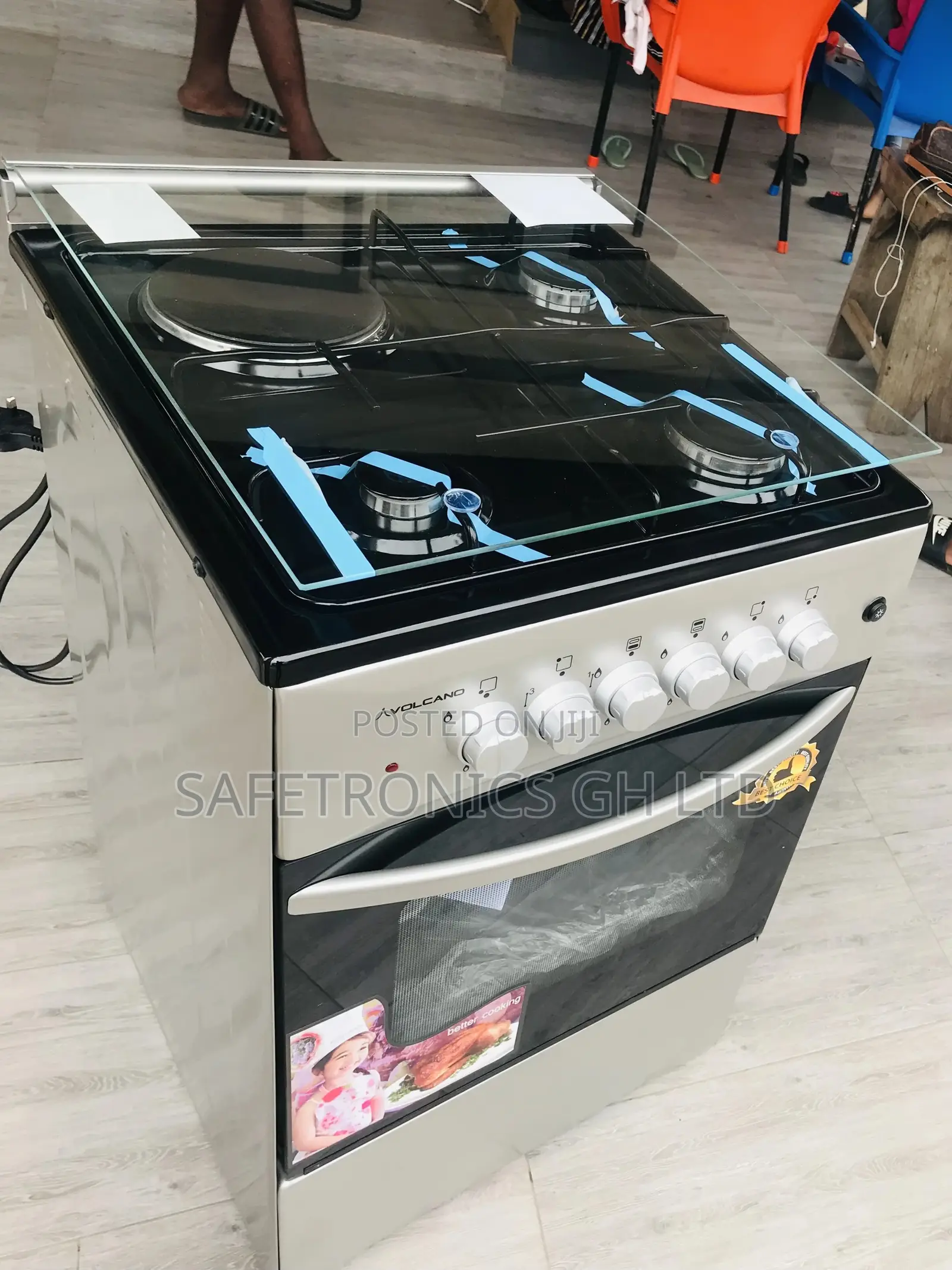 Durable 50x50 Volcano Oven With Grill 3 Gas 1 Electric