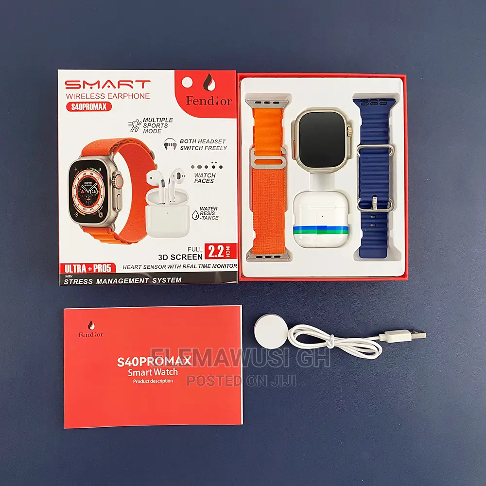 Fendior Ultra Smart Watch Plus Pro5 Airpods (Series 8)