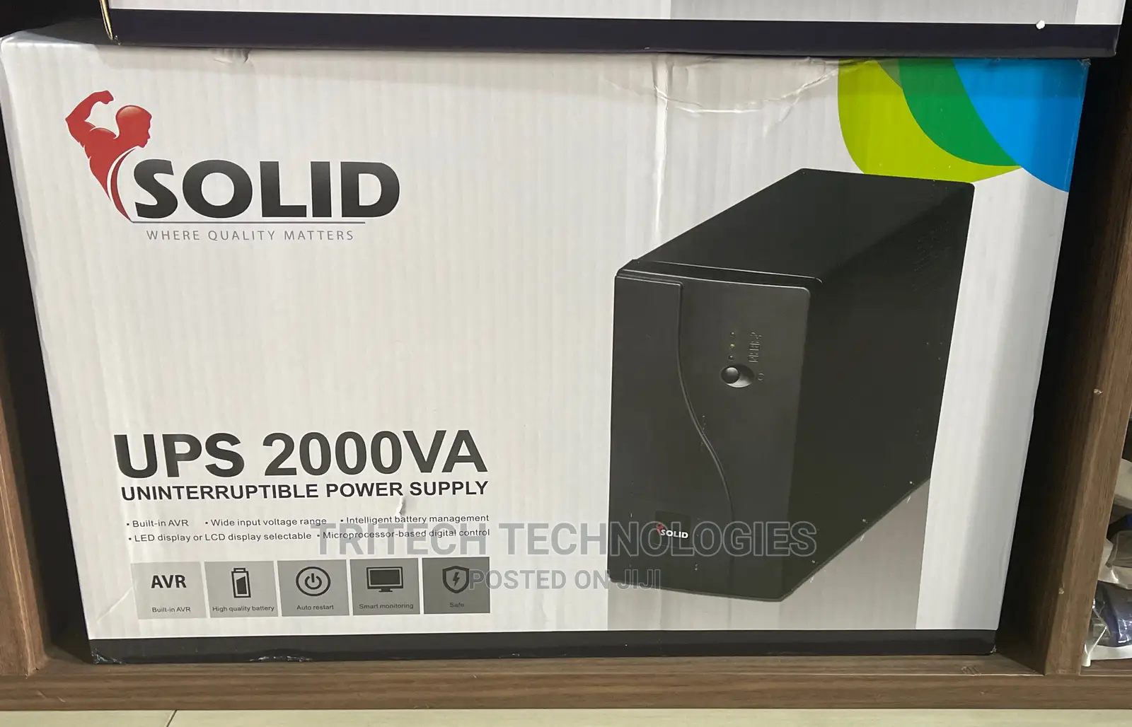 Solid Ups 2000va (Automatic Voltage Regulator) Built in Avr