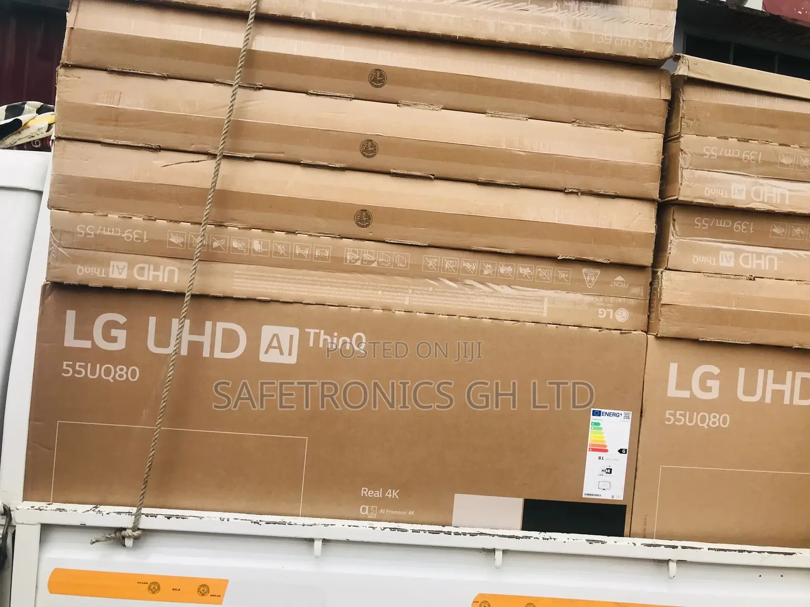 AI UHD Smart LG 55 Inches LED Glossy UQ80
