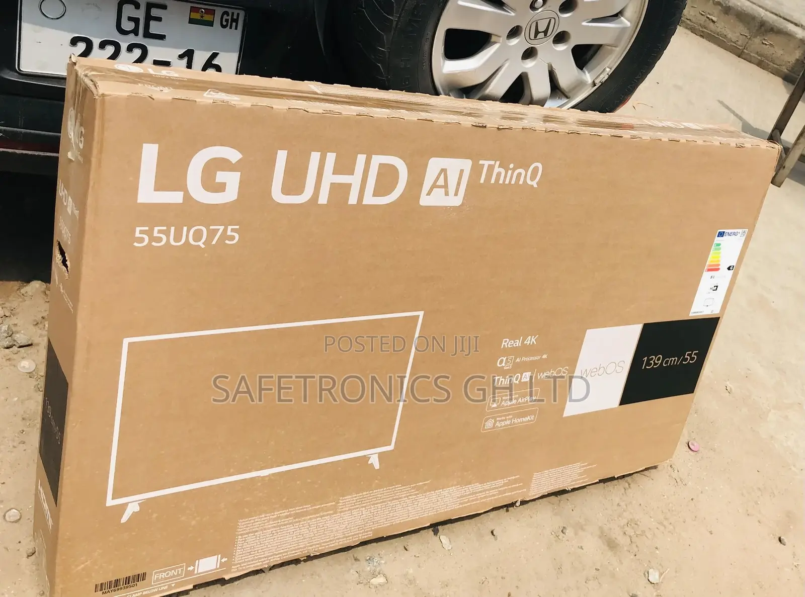 55 Inches LED Smart Lg UQ75 Glossy