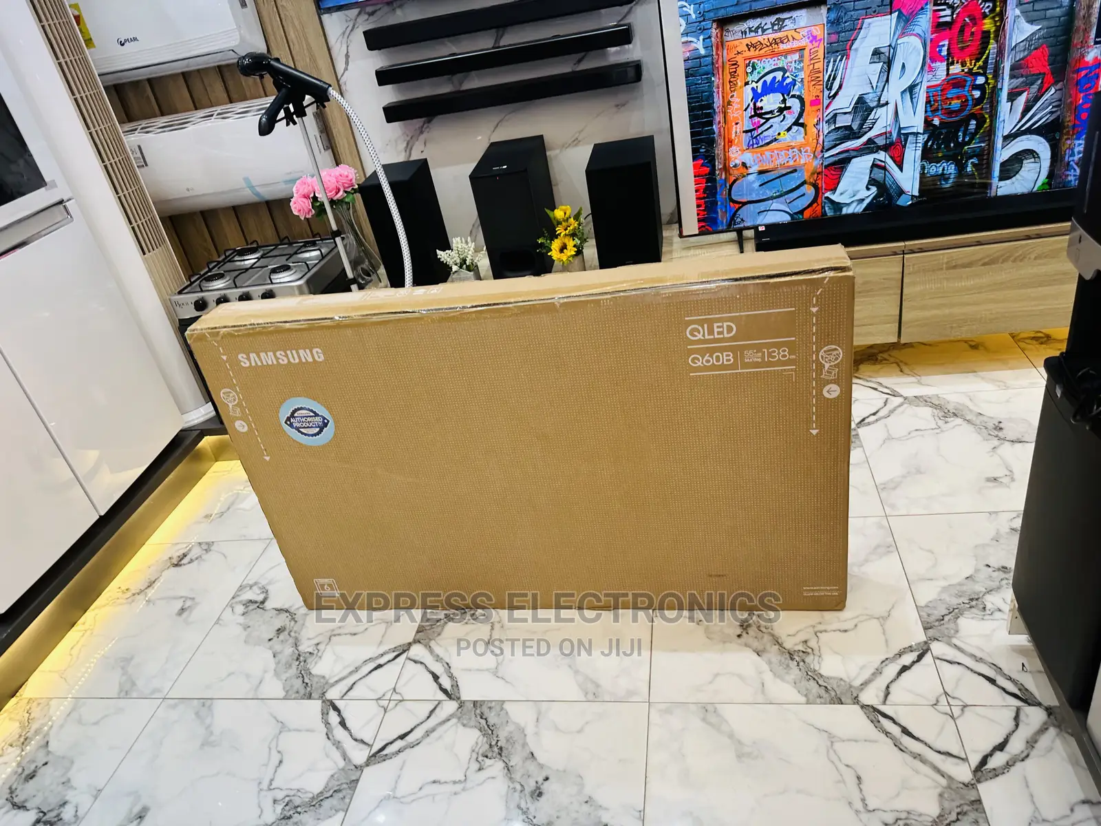 Smart Tizen Glossy Operating System 55q60b (Qled )Samsung