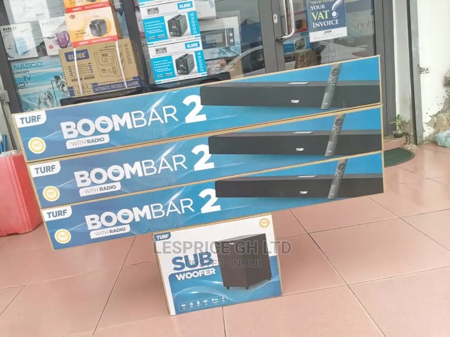 Turf Boom Bar-Sound Bar With Sub Woofer
