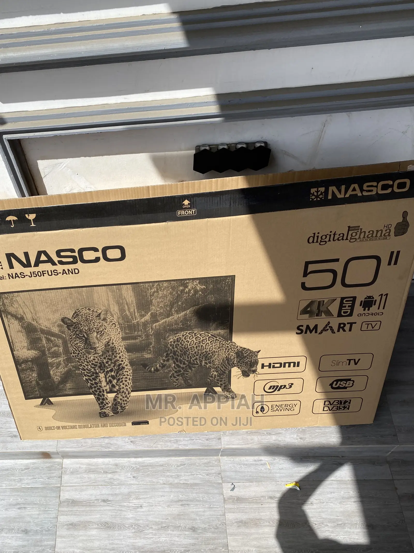 Extremely Quality Nasco Digital Satelite Tv(Black)50 Inch 