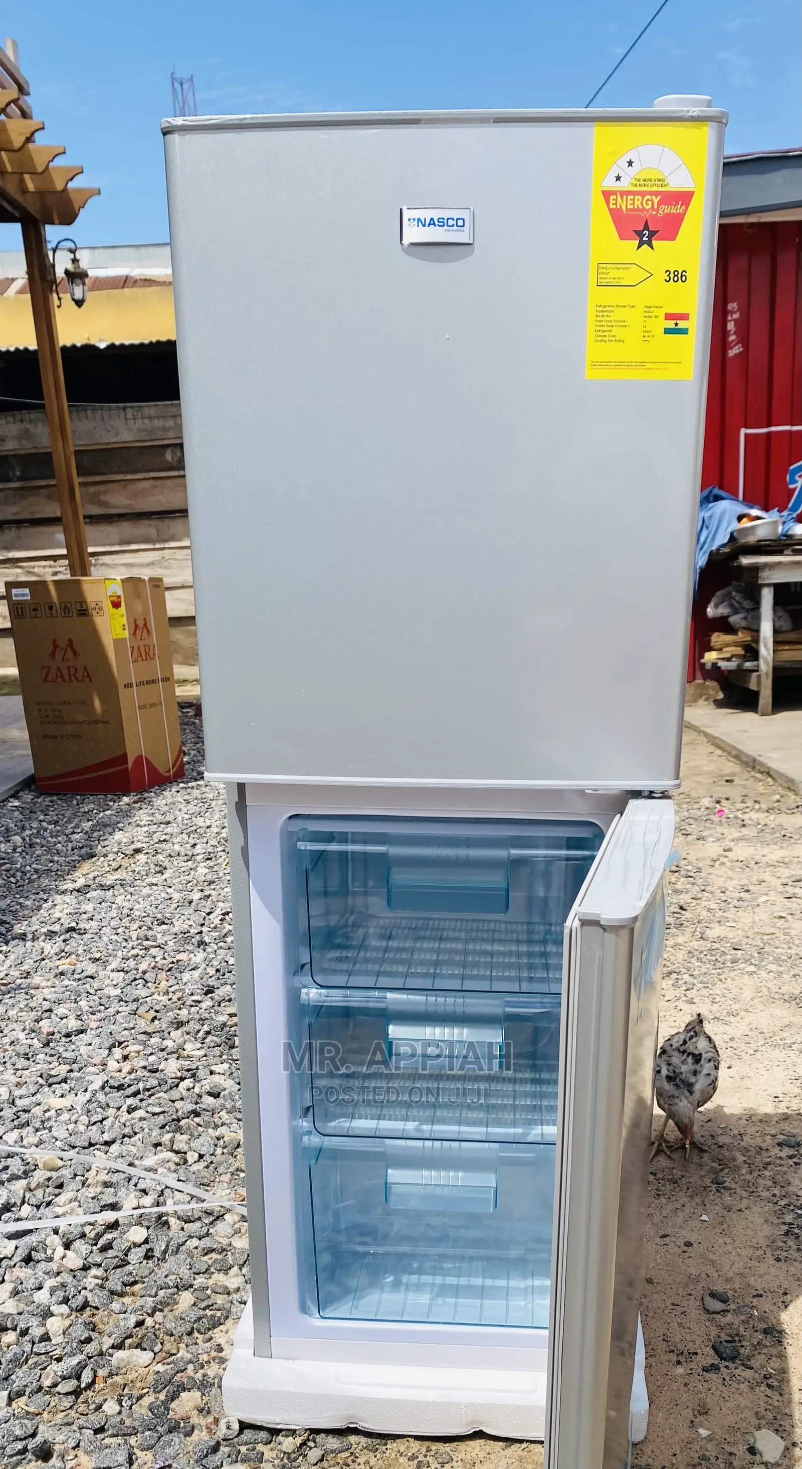 Extremely Quality Nasco 2 Door Fridge(Nascod2-18fl).